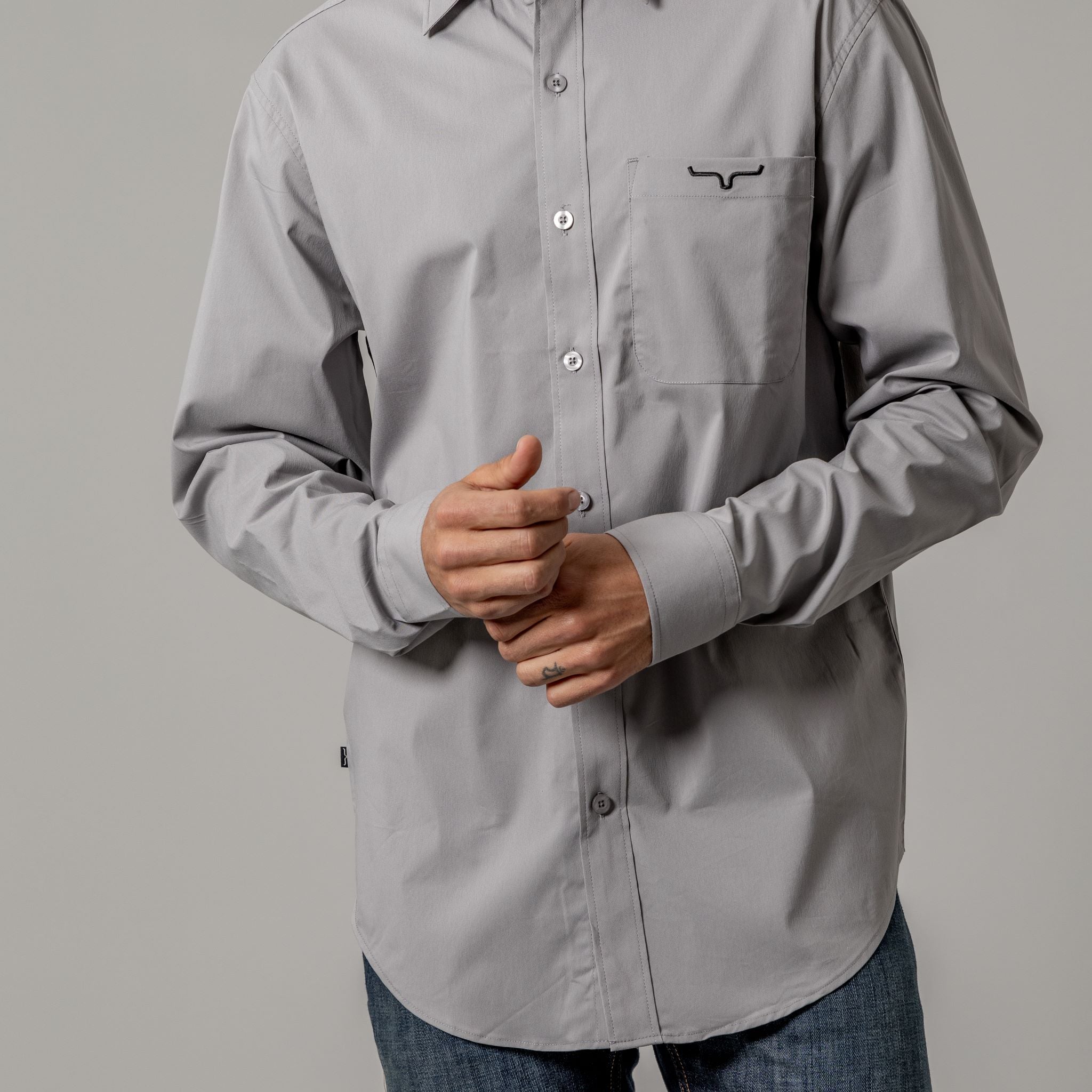Kimes Ranch Team Shirt Grey