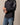 Kimes Ranch men's Western performance shirt in black and red Talbott with Coolmax fabric, featuring Western-style design and button front
