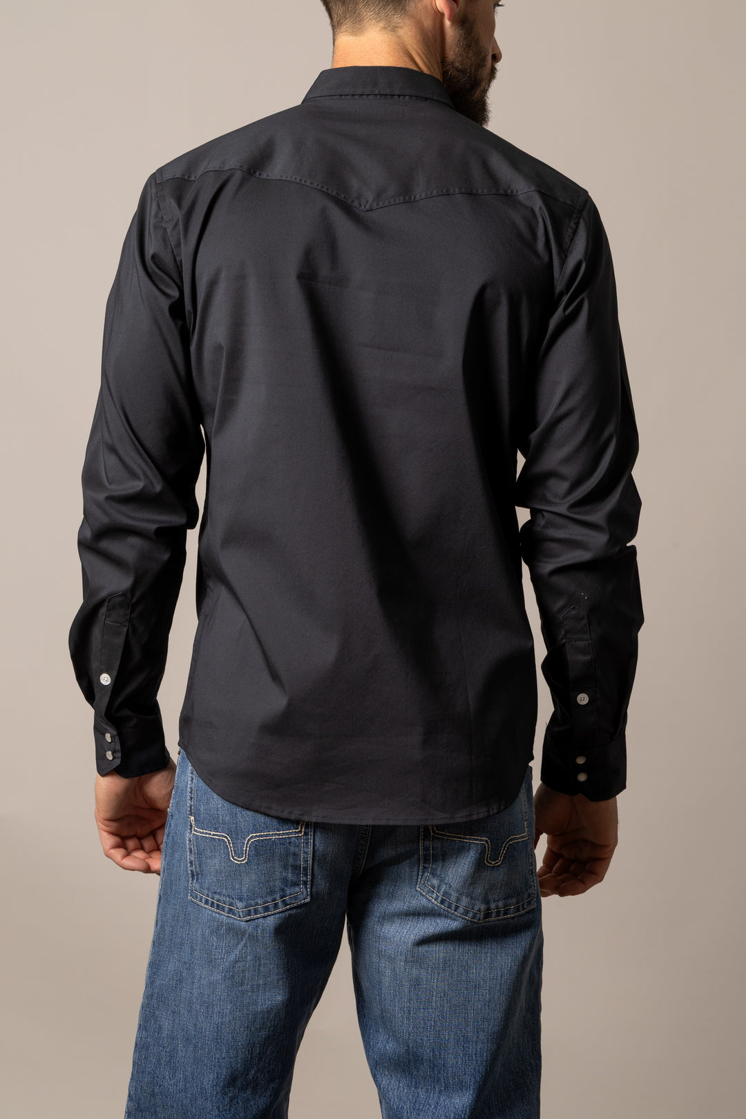 Kimes Ranch Men’s Western Performance Shirt – Black / Red Talbott cool max