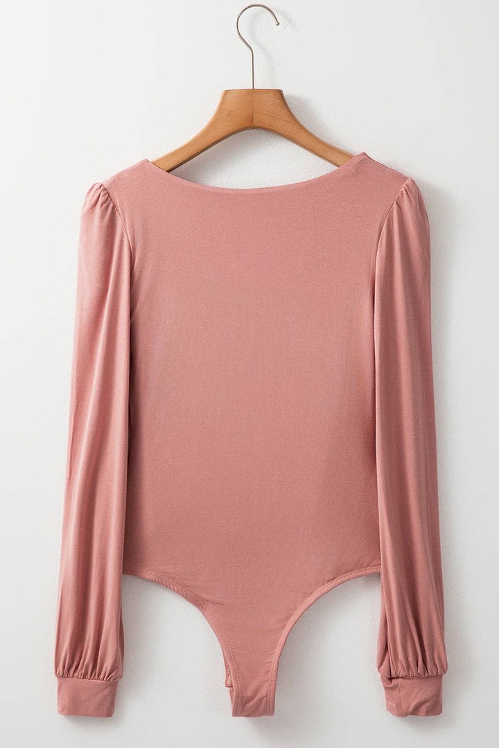 V - Neck Long Sleeve Bodysuit - Cowgirl Charm