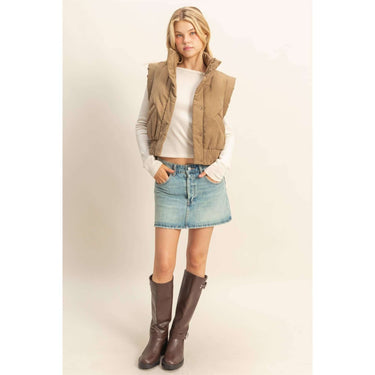 Versatile Puffer Vest - Cowgirl Charm