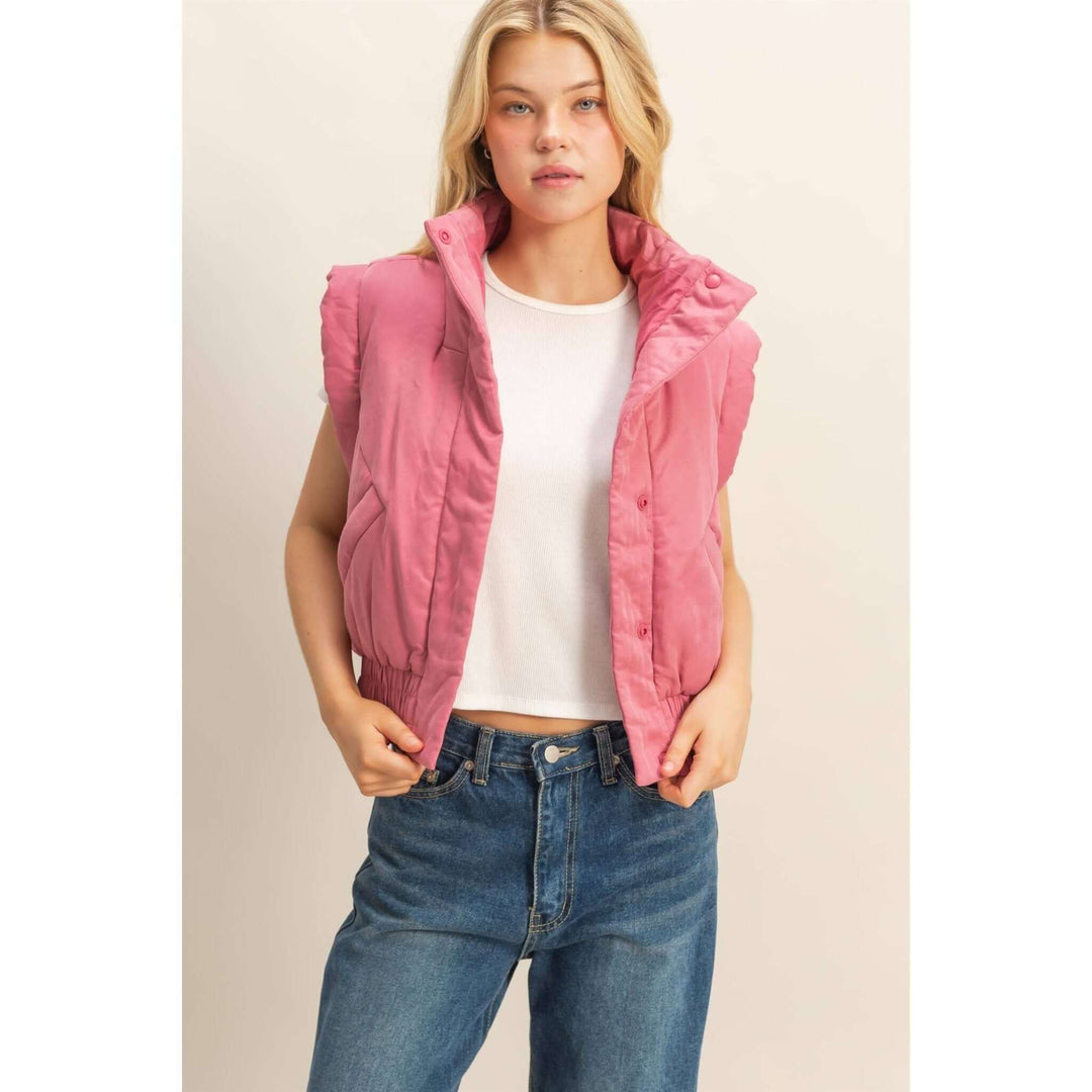 Versatile Puffer Vest - Cowgirl Charm