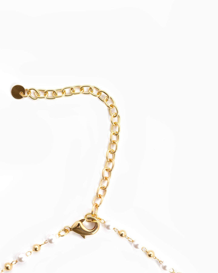 Western Icon Pearl Mix Chain Charm Necklace - Cowgirl Charm