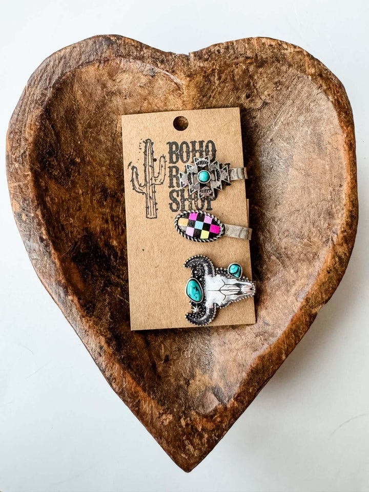 Western Slip On Hat Charms - Hat clips  - Cowgirl Charm