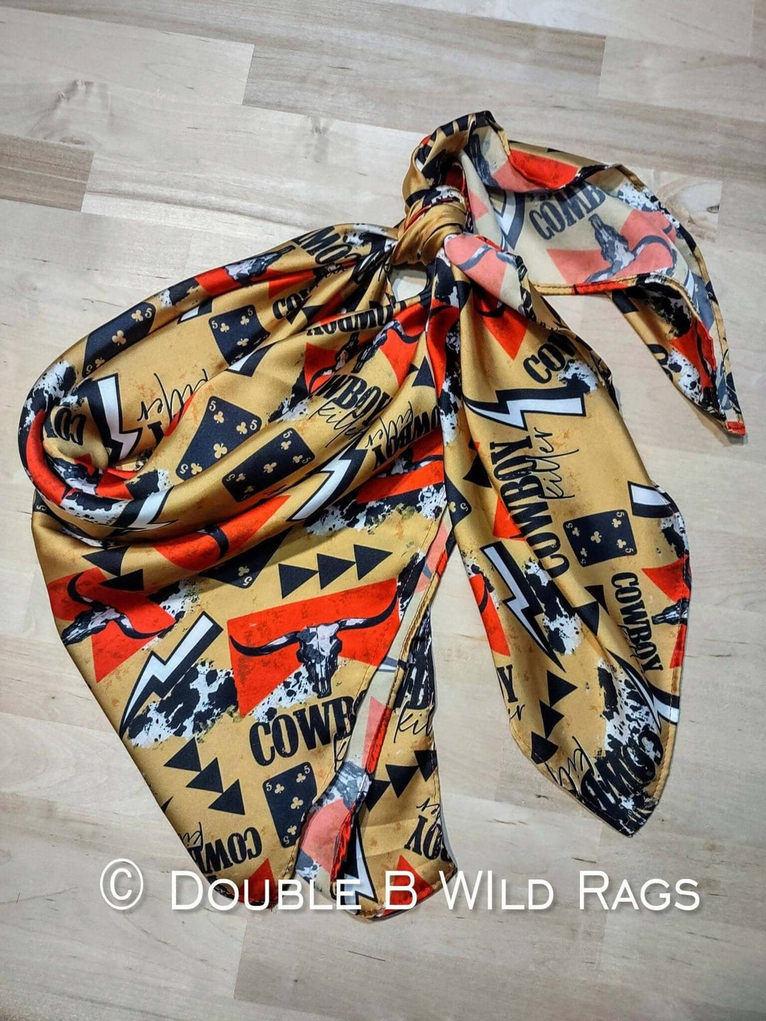 Wild Rag Gold Cowboy Killer - Cowgirl Charm