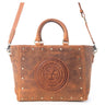 Yellowstone Legancy Studded Leather Tote - Cowgirl Charm