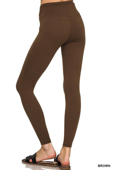 Zenana Buttery Soft High Waisted Leggings – Everyday Basics - Cowgirl Charm
