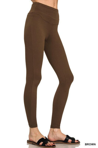 Zenana Buttery Soft High Waisted Leggings – Everyday Basics - Cowgirl Charm
